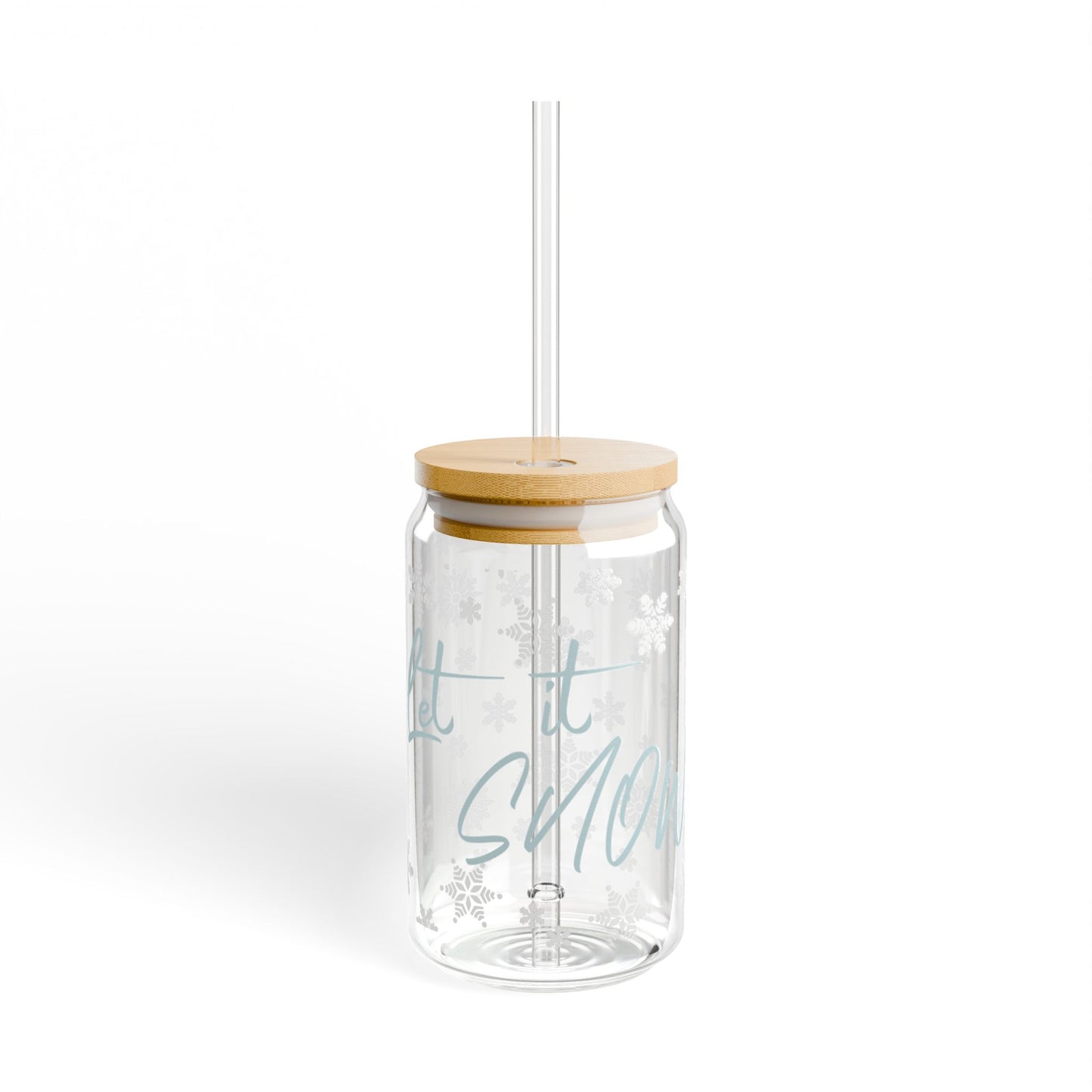 Let It Snow Glass Cup