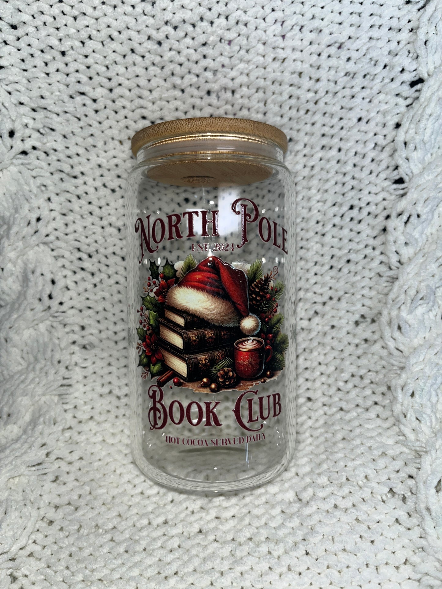 Book Club Glass cup